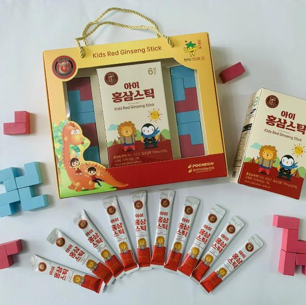 Hồng sâm dành cho trẻ em dạng thanh - Kids red ginseng stick